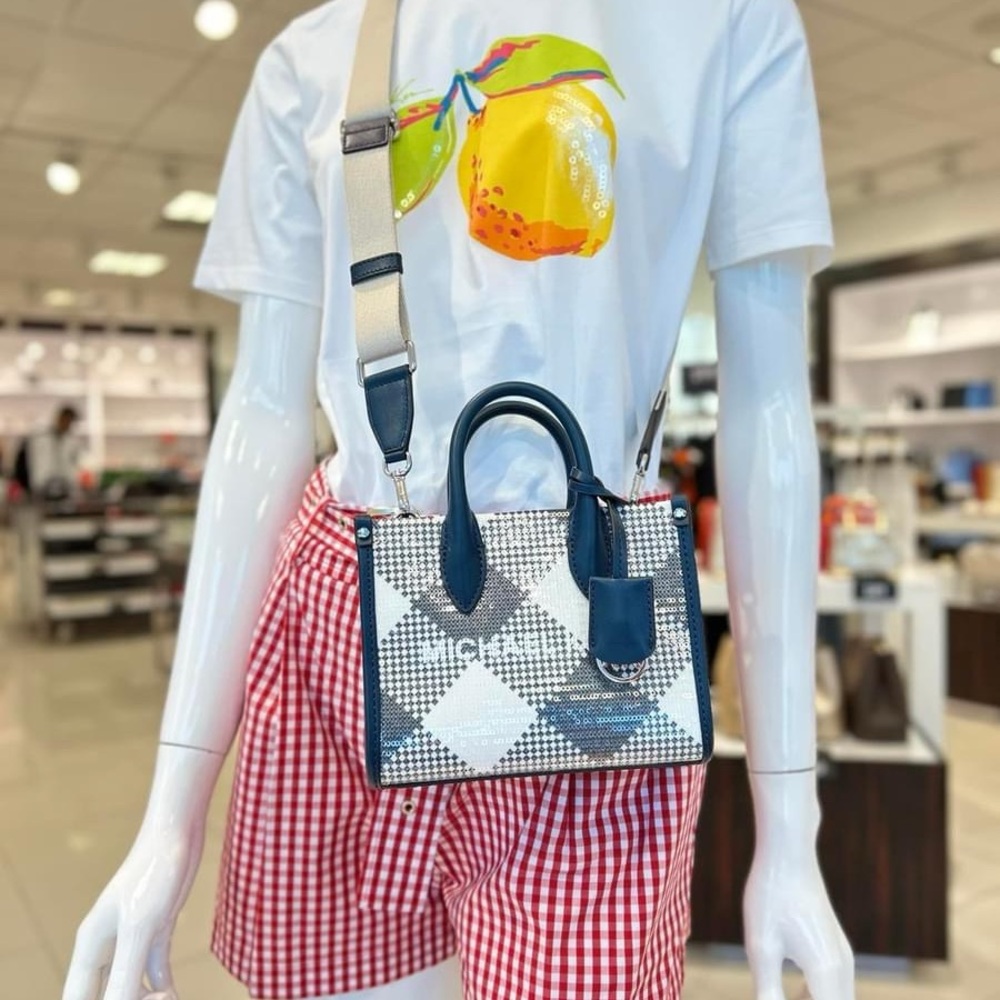 Michael Kors Navy XS Mirella Crossbody